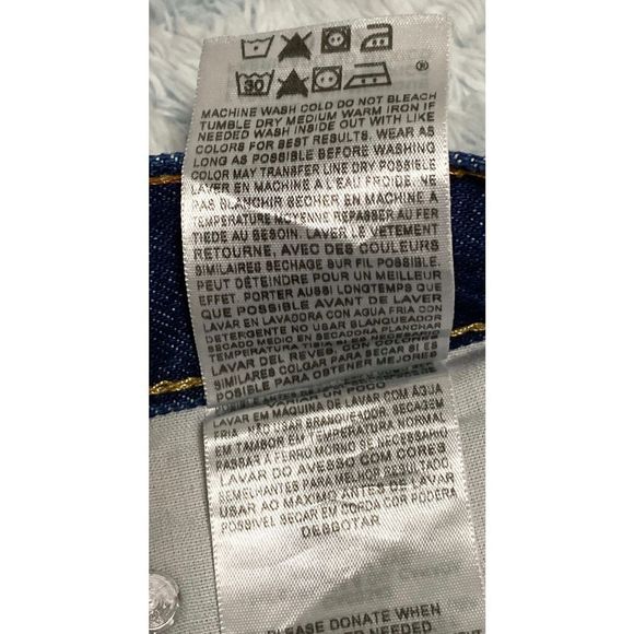 Levi's 505 Jeans Men's Size 30 x 32 Denim Blue Jeans Regular Straight Fi… - Picture 8 of 12